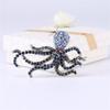 Новинка 2023 года, серия «Морской организм», брошь в виде осьминога, модные броши из сплава с инкрустацией стразами для женщин, ювелирные изделия, подарки