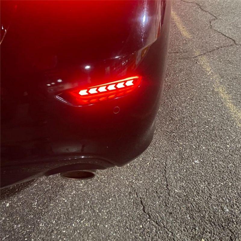 Задние отражатели бампера Световые Для Nissan Altima Sedan Rogue Для Infiniti Q50 Q70 Автомобильные аксессуары-A87Q