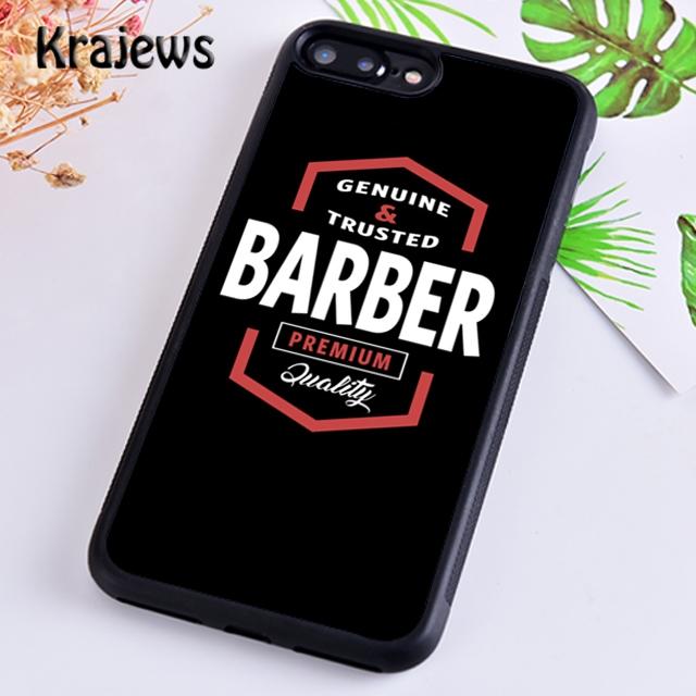 Мягкий чехол для телефона Krajews Love Barber Life для iPhone 14 5 SE 6s 7 8 plus 11 12 13 pro X XR XS max Samsung S21 S22ultra Plus