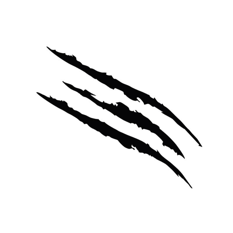 Автомобильный Монстр Коготь Царапины Наклейка Светоотражающая Наклейка Для Авто Фары Украшения Виниловая Наклейка