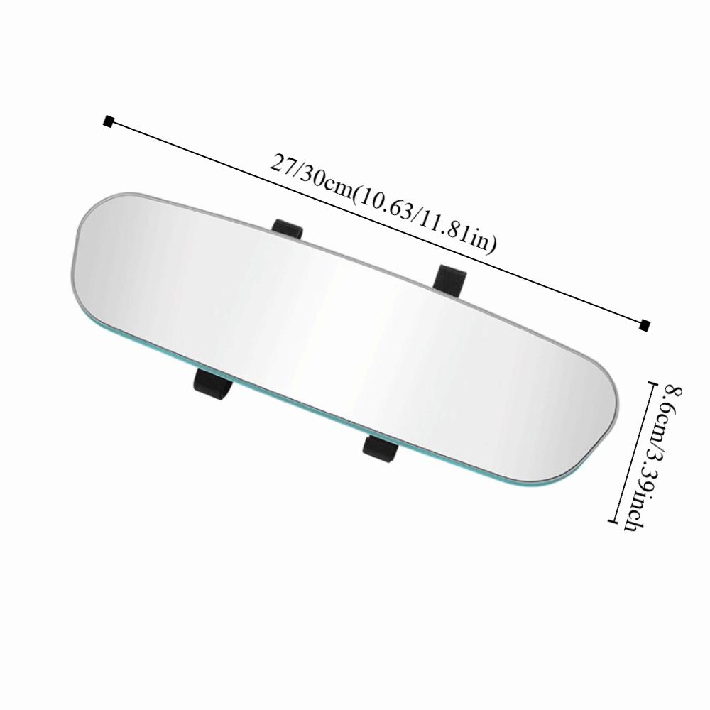 Adjustable Anti Glare Car Interior Rear View Sun Visor Mirror Covers Child Observation