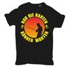 Unisexs T Shirt With Gerunisex Text Quot Angler Nur Die Harten Knnen Warten Language Size S Black Vintage Stylish