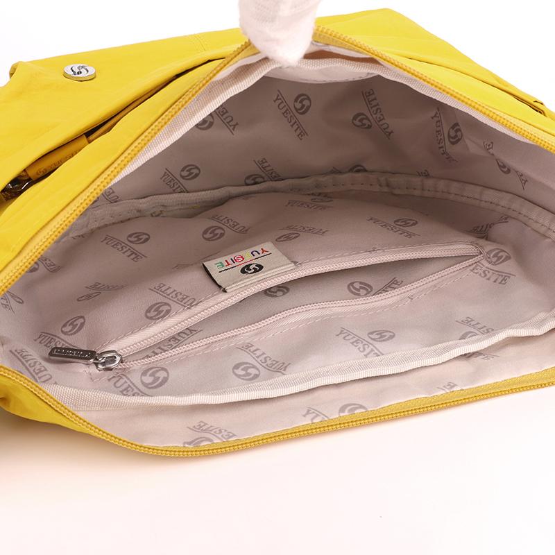 Нейлоновая ткань Повседневная маленькая сумка через плечо для женщин Легкие повседневные сумки-мессенджеры 2024 Зимняя новая простая модная женская сумка через плечо для поездок на работу