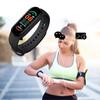 Noir-Bracelet connecté M6 pour hommes et femmes, montre intelligente, moniteur d'activité physique, de fréque