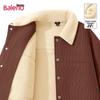 Baleno Men's Corduroy Fleece-Lined Winter Jacket