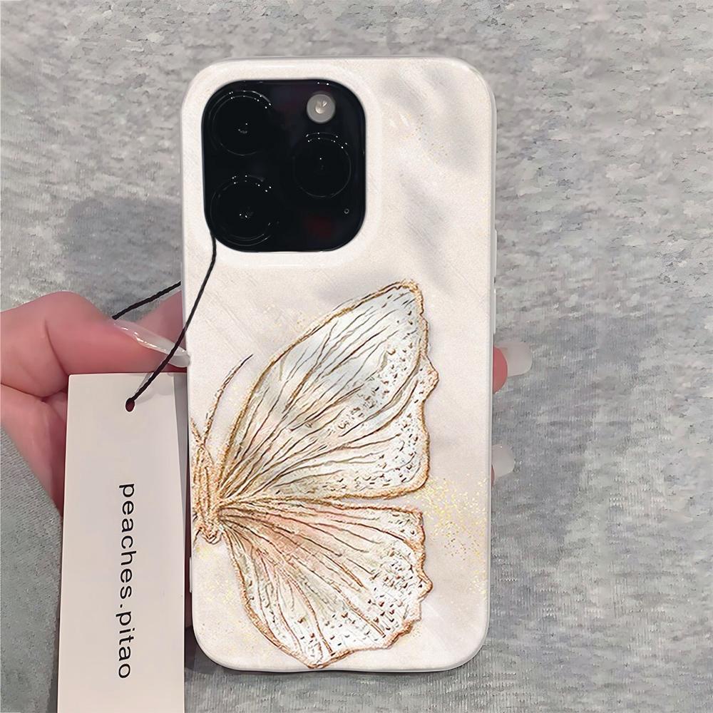 Colorful Line Butterfly Phone Case For IPhone 17 Air 16 15 14 13 12 11 Pro Max Cover Case For IPhone 16 15 14 Plus Case Funda