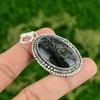 Natural Kambaba Jasper 925 Silver Daughter Bezel Engagement Anniversary Pendant