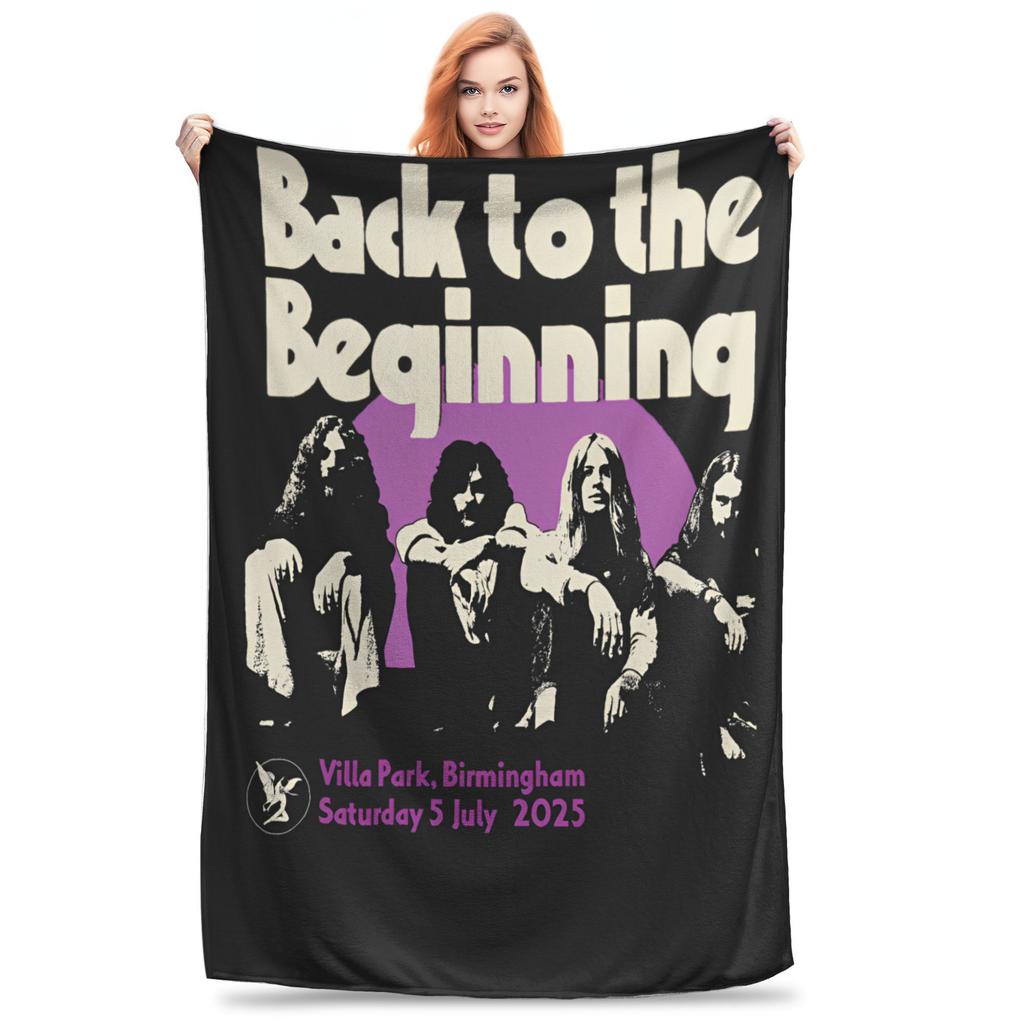 Black Sabbath Оззи Осборн Одеяло Тур Back To The Beginning Декоративное Фланелевое Плед для Домашнего Декора Теплое Покрывало