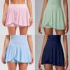 Athletic Tennis Skirt For Women With Polyester Fabric For Summer Sports And Fitness