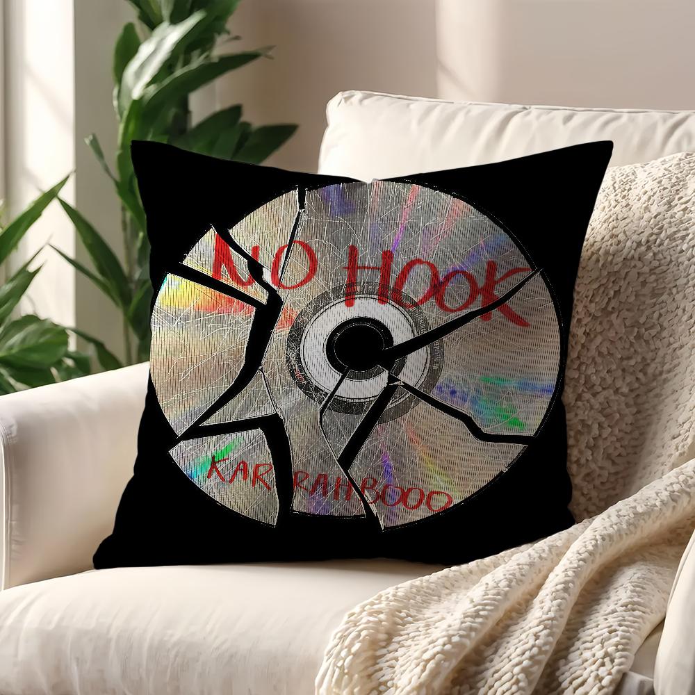 Rapper KKarrahbooo cushion cover For Pillow Printing Sofa Decoration Home Car Room Coffee Shop Office Nordic Simplicity