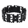 29 в 1 Многофункциональный браслет из нержавеющей стали для использования на открытом воздухе Портативный панк-браслет