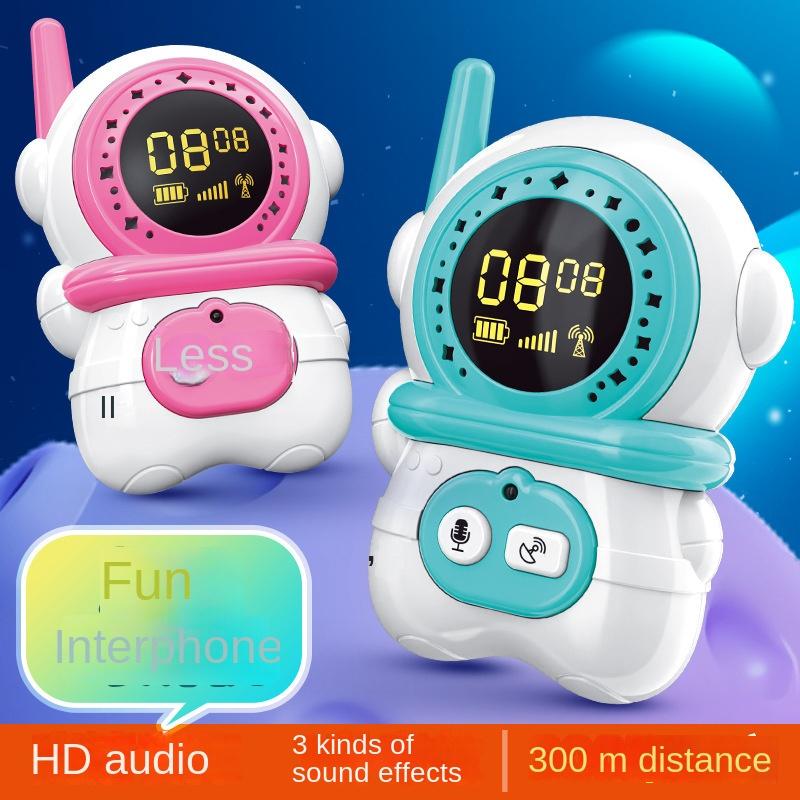 Cartoon Children's Walkie Talkie Outdoor Remote Variable Voice Multiplayer Conversation Wireless Call Puzzle Party Toy