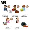The Office Michael Scott Building Blocks Movie Characters Jim Halpert Pam Beesly Mini Action Figure Toys For Children