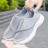 Summer and Autumn Breathable Women's Foot Swollen Shoes Elderly Men's Wide Feet Loose Walking Shoes Adjustable Width Eversion Mother Shoes