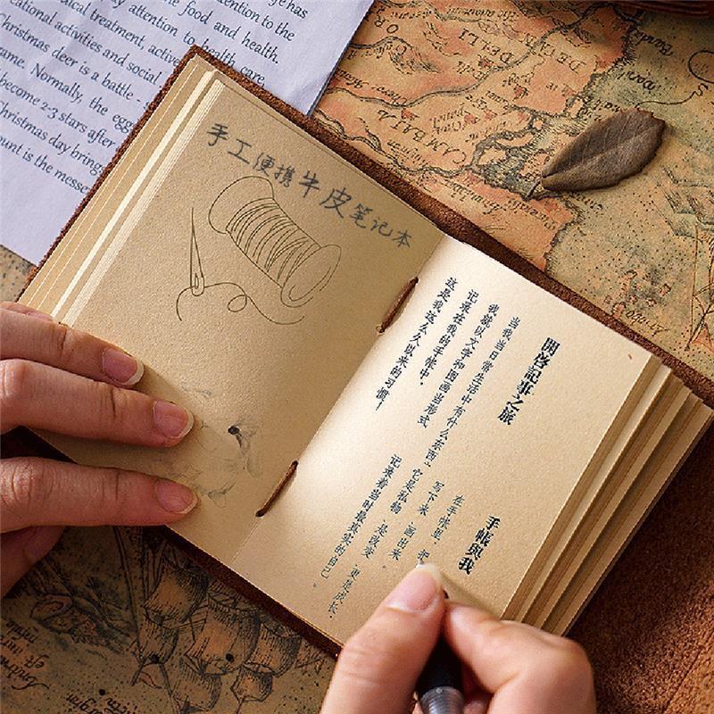 Новый PU кожаный ручной работы винтажный ретро дорожный журнал дневник блокнот блокнот на день рождения подарок на день святого валентина