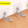 2Pcs Furniture Anti-falling Device No Drilling Required L Bracket Transparent Seamless Adhesive Wall Anti Tip