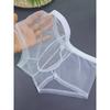 Men's Transparent Underwear Is Soft Comfortable Breathable Mesh Woven Elastic Waistband Quick Drying Casual Sexy Transparent Underwear