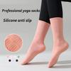 Women Yoga Socks Professional Anti Slip Indoor Fitness Pilates Floor Sports Mid-Calf Socks
