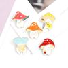 Puntos Cartoon Cute Mushroom Knife Guitar Enamel Student Brooch Pin Badge Jewelry Gift