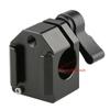15mm Single Rod Clamp Adapter With 1/4inch-20 Threaded Hole For Camera Cage Shoulder Mount 15mm Rail Rod Support