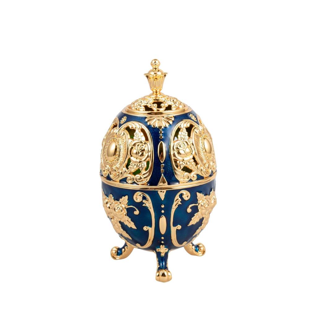 Подставка для благовоний Feyarl, курильница, подставка для благовоний, подставка для благовоний, внутренняя статуэтка из сплава, темно-синего цвета