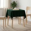 Tablecloth Square Dark Green 90 x 90 cm Polyester