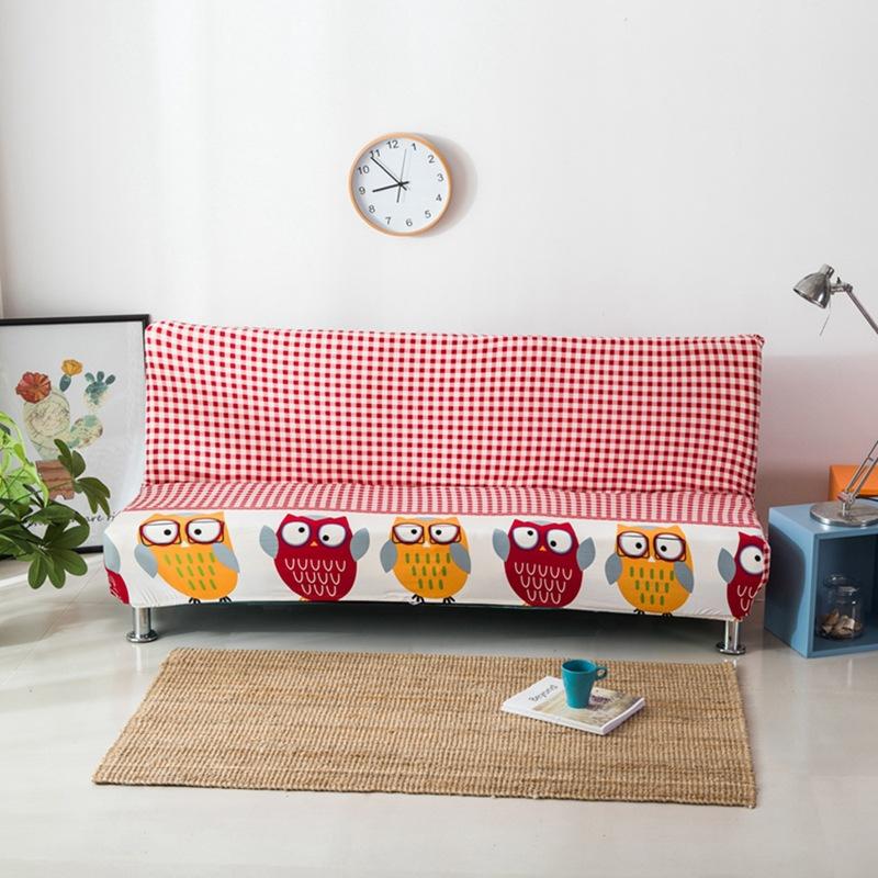 Full Coverage Elastic Sofa Bed Cover, Armless Sofa Cover, Cross-border Sofa Bed Dust Cover