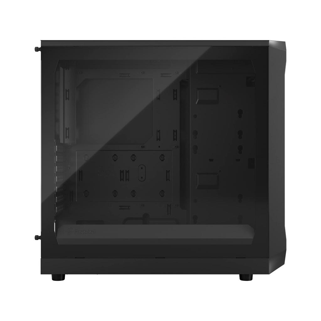 Корпус для ПК Fractal Design Focus 2 Black TG Clear Tint с панелью из закаленного стекла, ориентированной на воздушный поток, ATX CS8052 FD-C-FOC2A-01