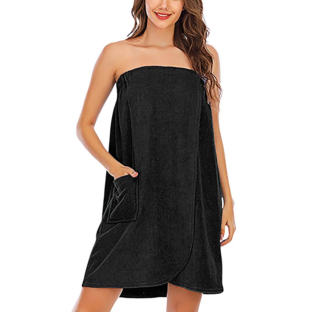 Women's Summer Homewear Bathrobe Absorbent Bath Towel Comfortable Women's Pajamas