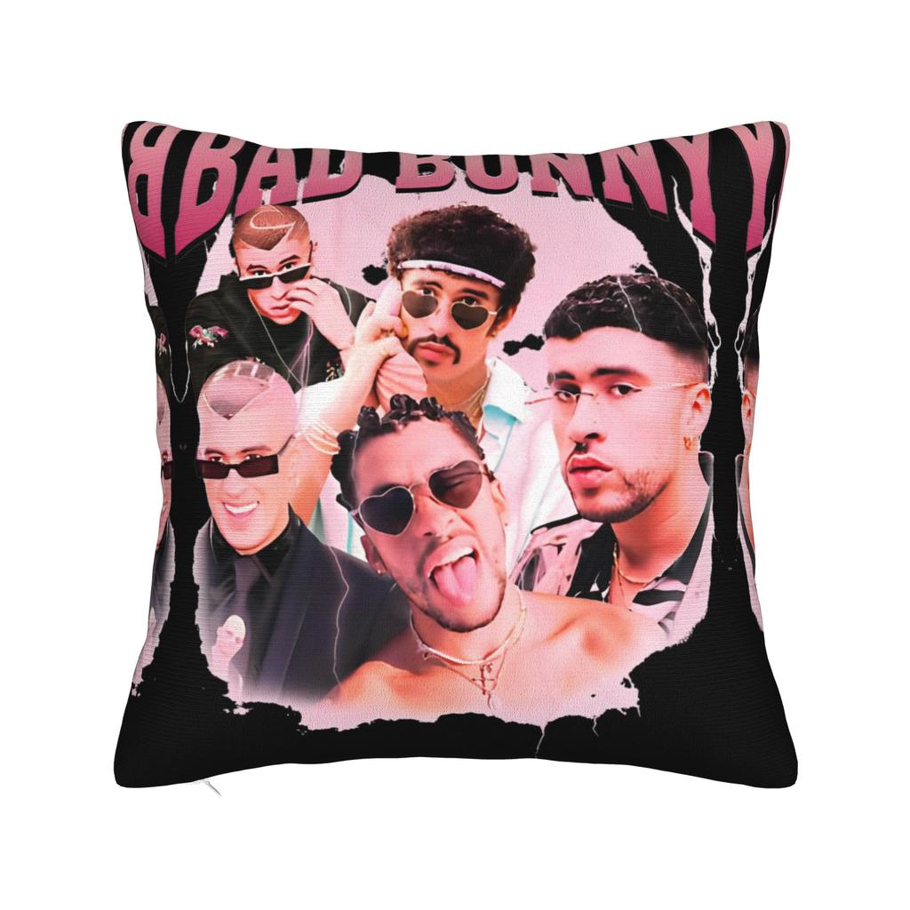 Bad Bunny DTMF Наволочка Полиэстер Чехол для Подушки Декорация Чехол для Подушки Дом Прямая Поставка 18'