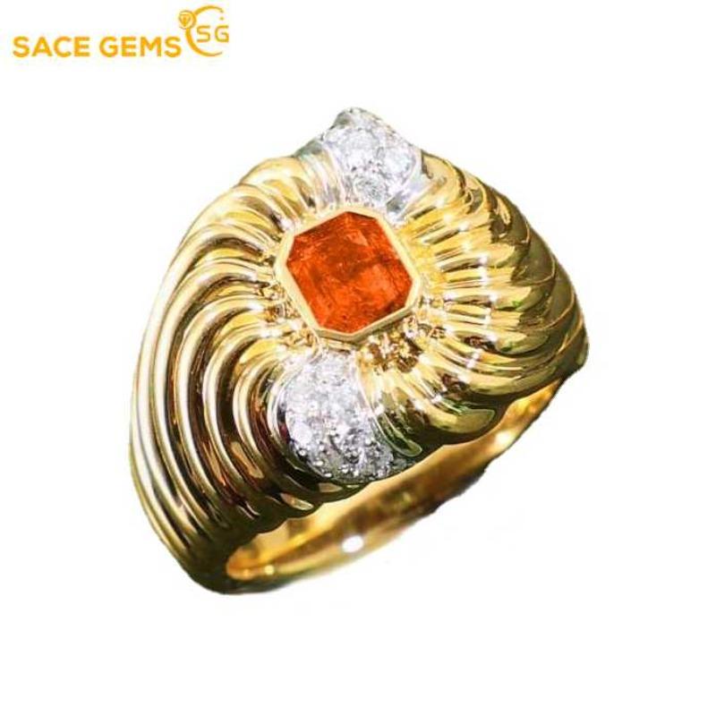 Sace Gems Классическое кольцо из медного сплава с цирконом, женские ювелирные изделия, свадебный подарок для вечеринки