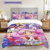 Cute cartoon theme Sailor Moon Tsukino Usagi cartoon comfortable home duvet cover and pillowcase (1 * duvet cover+2 * pillowcase, without core)A12