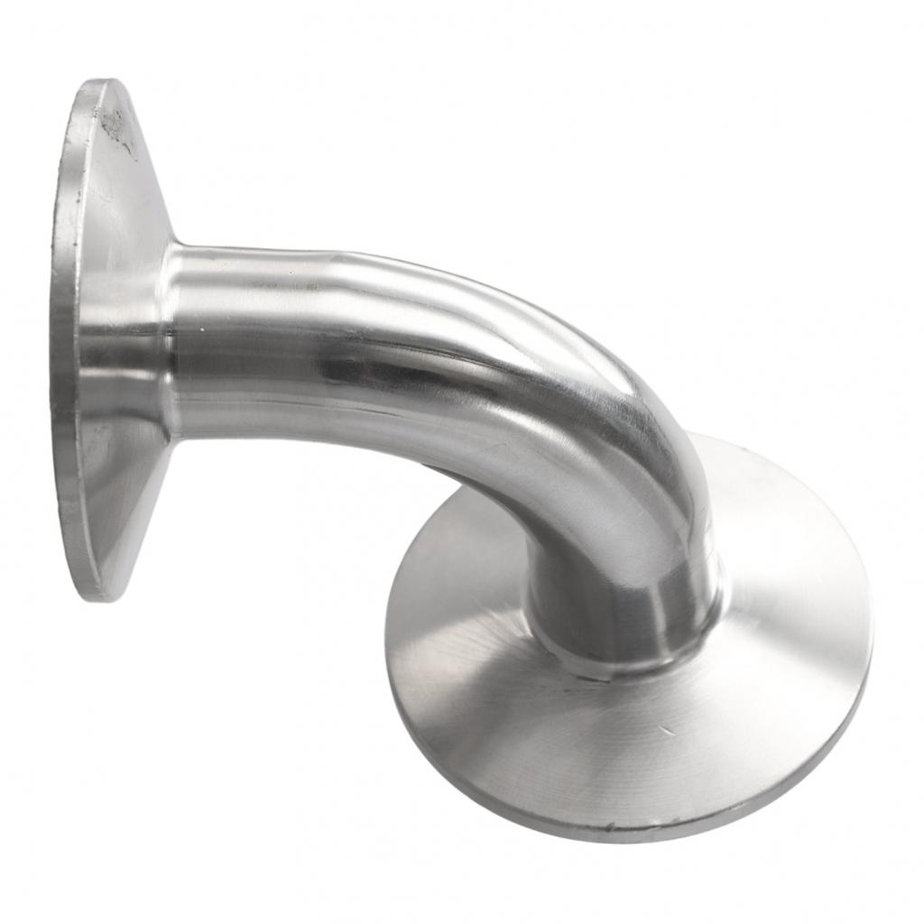 Совместимый с Tri Clamp санитарный угловой фитинг с соединением под прямым углом