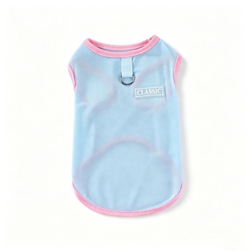 Breathable Mesh Pet Vest with D-ring Summer Cooling Dogs Cats Sleeveless Shirt Thin Puppy Vest for Small Medium Large DogsXS-4XL