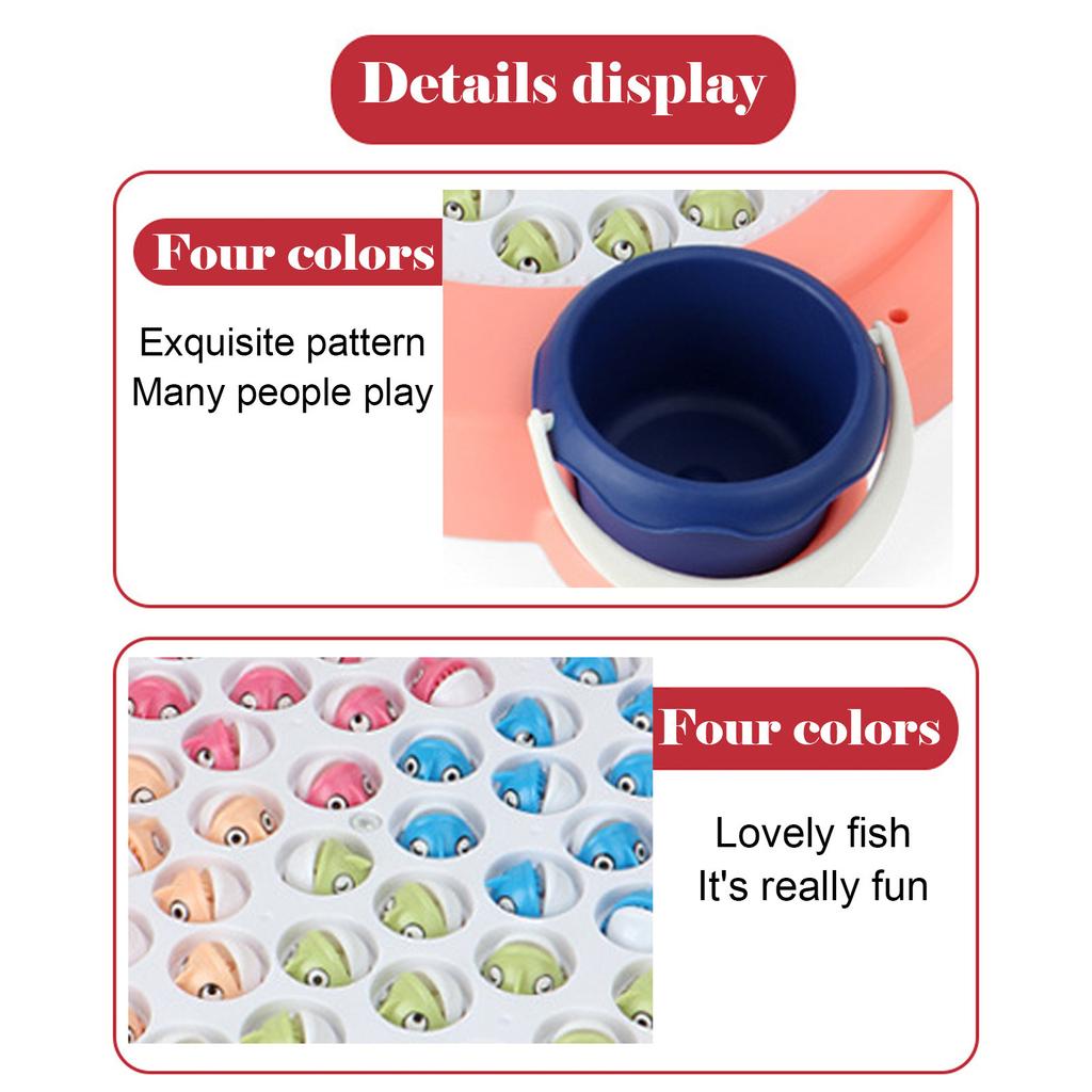 Электрические милые игрушки для рыбалки Музыкальные вращающиеся забавные игры для рыбалки Магнитные игрушки