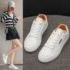 Мода Белые кроссовки женские на платформе повседневные беговые теннисные спортивные вулканизированные туфли кожаные кроссовки женские модные тенденции