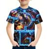 Children's Clothing Boys Tshirt Short Sleeve Girl T-Shirt 3D Cartoon Dinosaurs Casual Round Neck Tees Kids Summer Clothes Tops