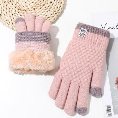 Три Дельфина DU Зимняя Теплая Вязаная Шапка