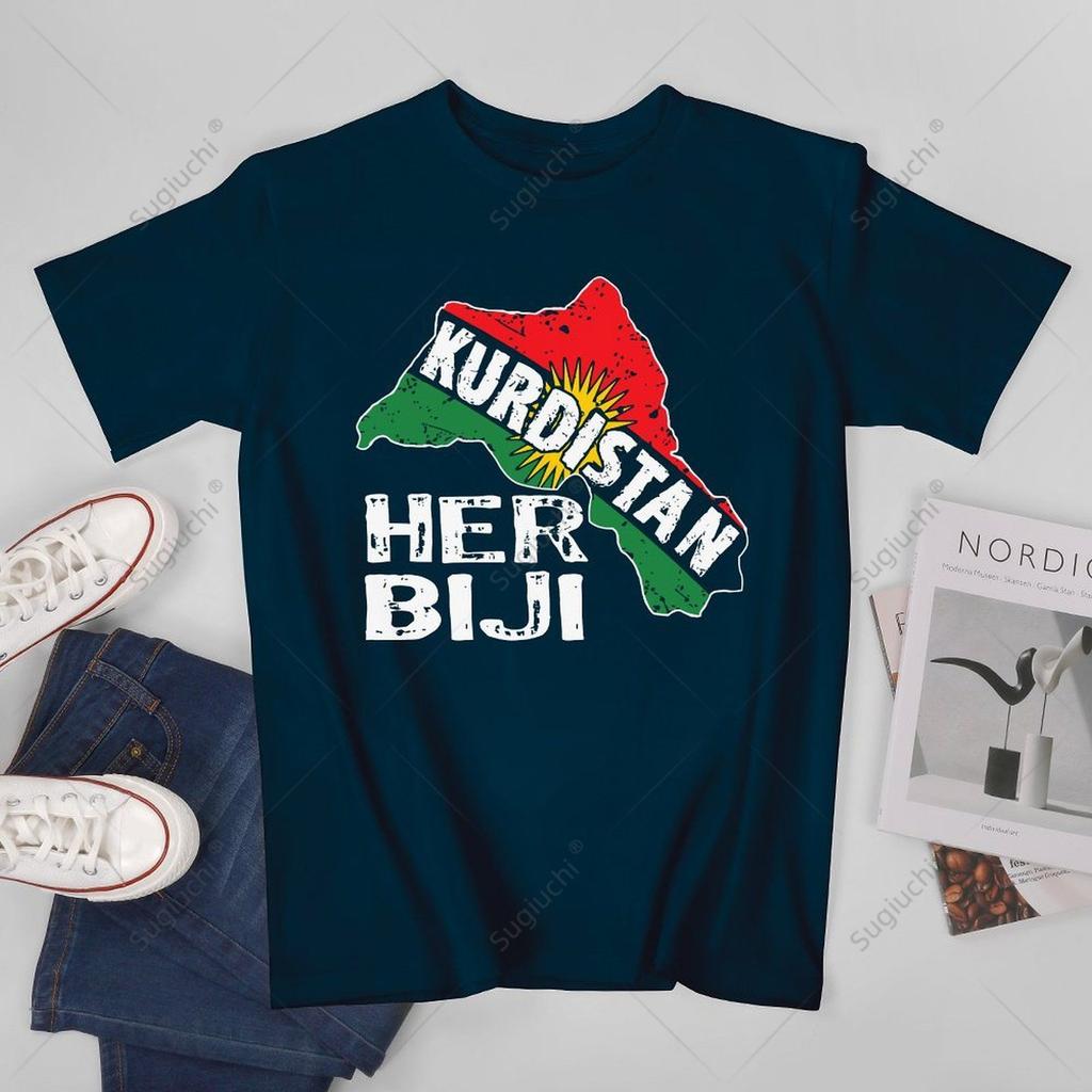 Унисекс Унисекс Курды Курдистан Новруз Курдский Флаг Her Biji Kurdistan Футболка Футболки Футболки WoУнисекс Мальчики 100% Хлопок Футболка