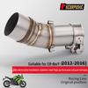 Средняя часть выхлопной системы для Z650, ER6N, Ninja 650 и ER6F - Установка без повреждений