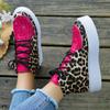 Women Sneakers Leopard Platform Ankle Designer Sneakers Casual Running Sport Shoes Autumn Walking Comfortable Shoes for Women