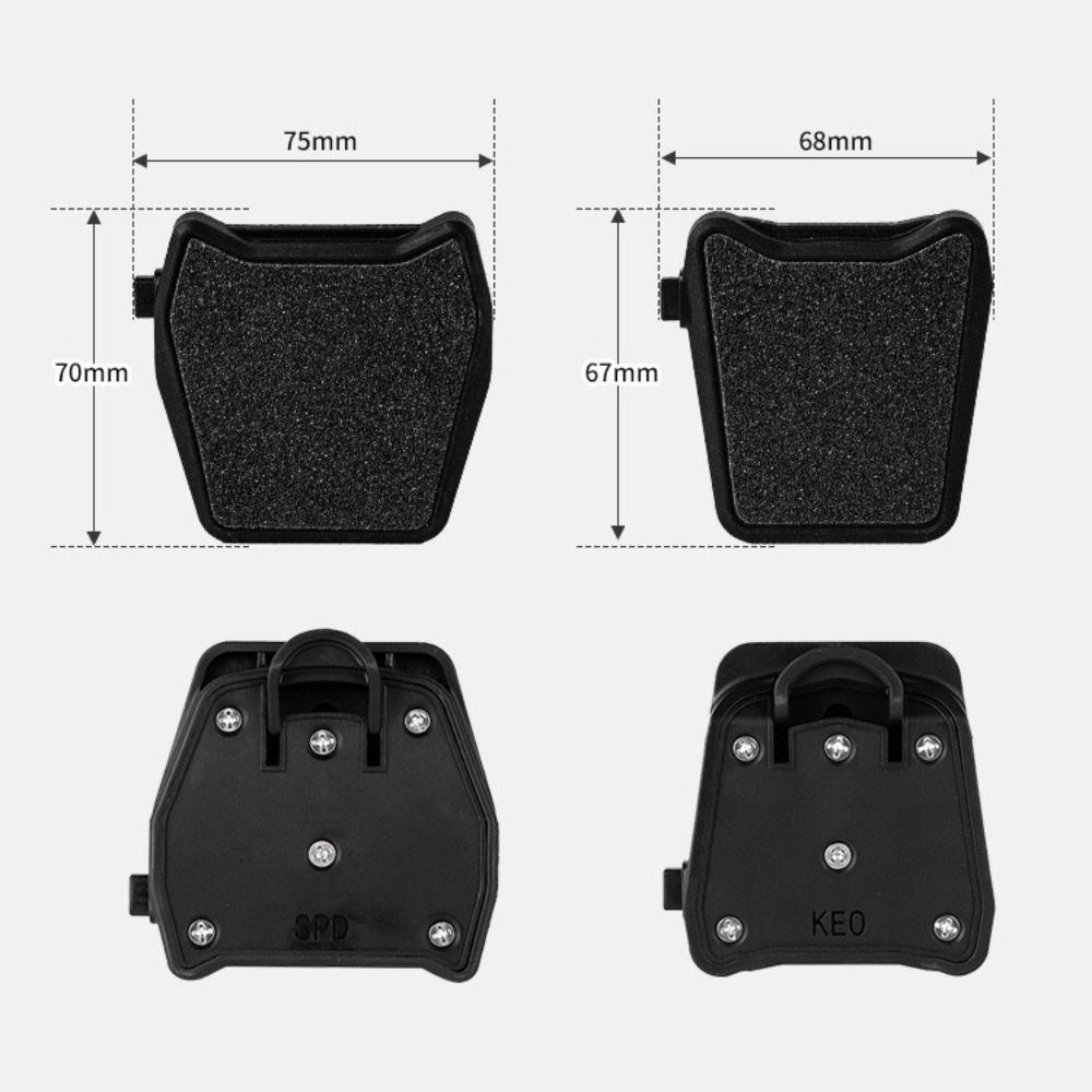 1Pair Anti-Slip Locking Plate Pedal Converter Self-locking Pedal for Spd/Keo Look Cycling