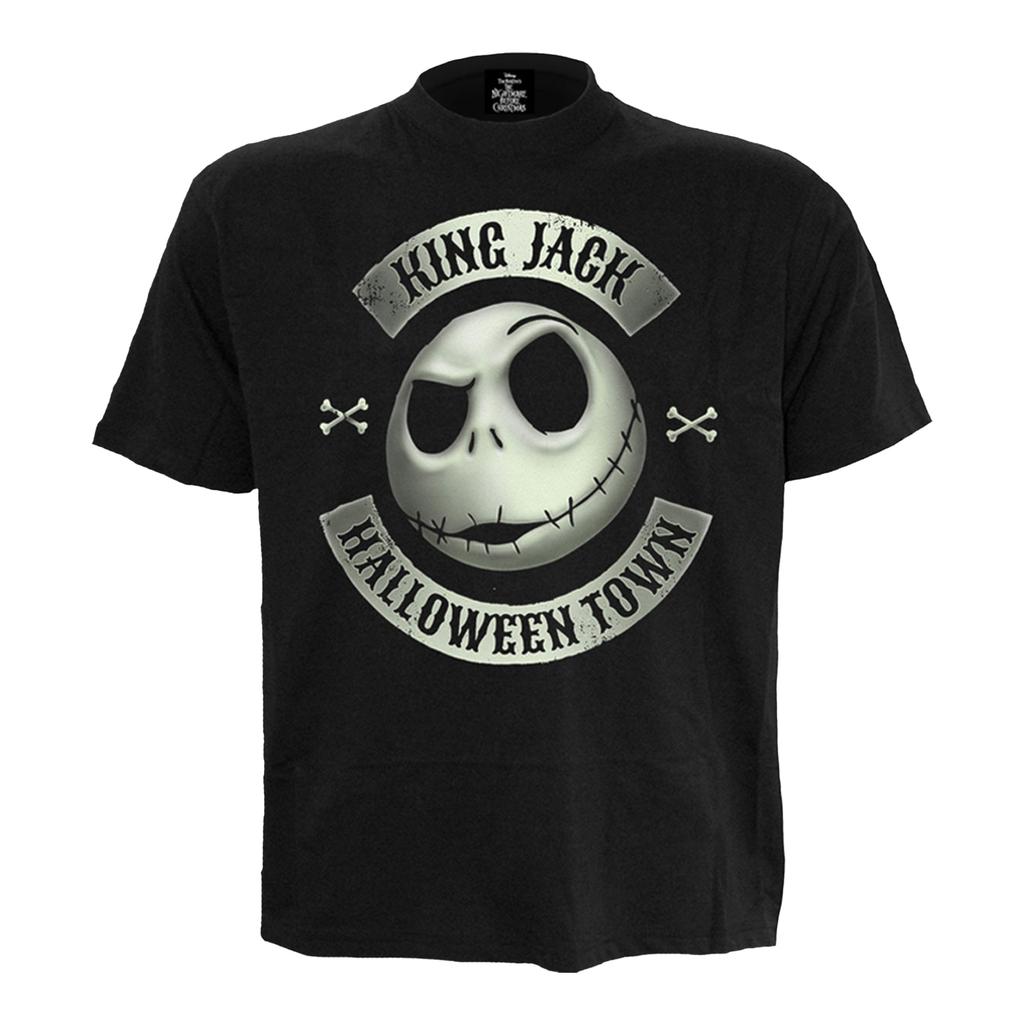 The Nightmare Before Christmas Unisex Adult Jack Crest T-Shirt