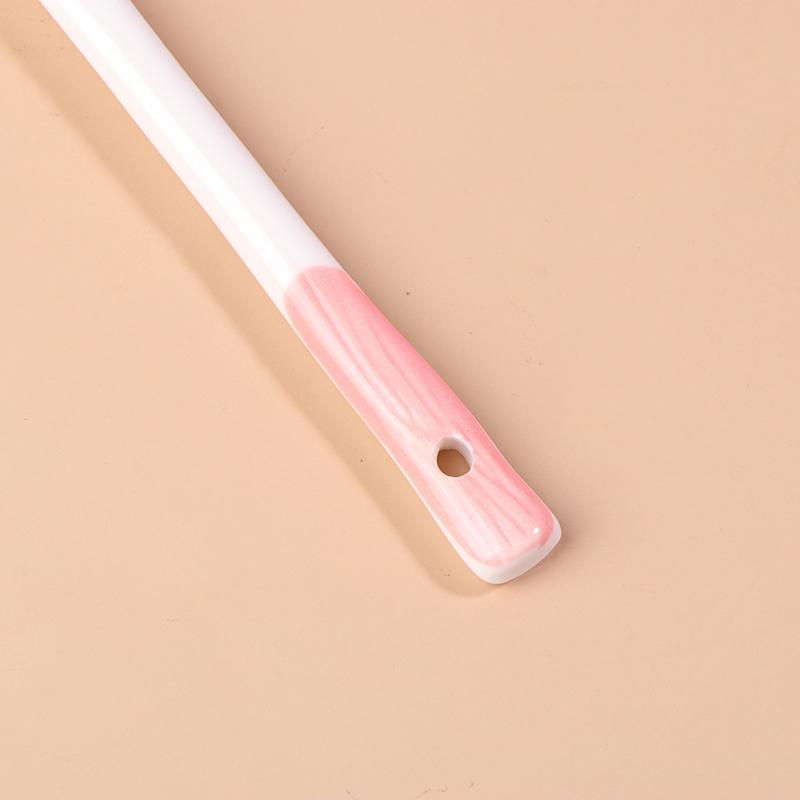 Керамическая суповая ложка в виде свиньи Kawaii, милая расписанная вручную кофейная десертная ложка с длинной ручкой, кухонные принадлежности