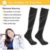 Compression Socks Running Varicose Veins Nurse Bicycle Diabetes Natural Hiking Gift Men's Knee Socks Basketball Football Travel