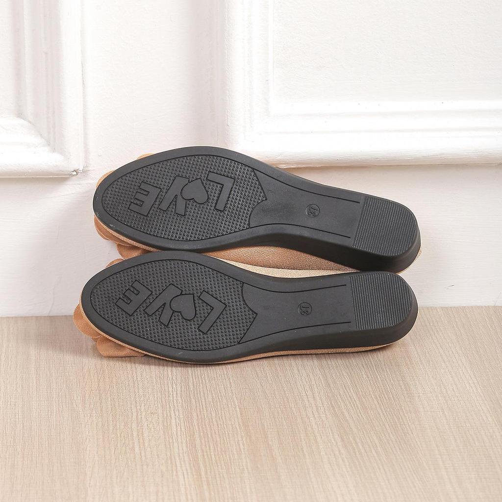 Женские туфли на танкетке с цветочным принтом большого размера 2025 года, весна/лето — легкий стиль без застежек