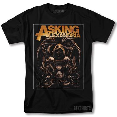 Футболка Asking Alexandria Рок Мерч Концертный Тур Винтаж Графический Дизайн Футболка Унисекс Футболка