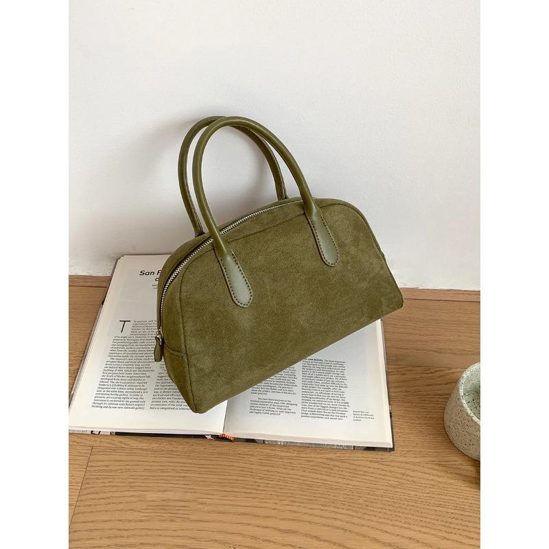 Handbags Women Designer Fashion Deluxe Retro Boston Plush Bag