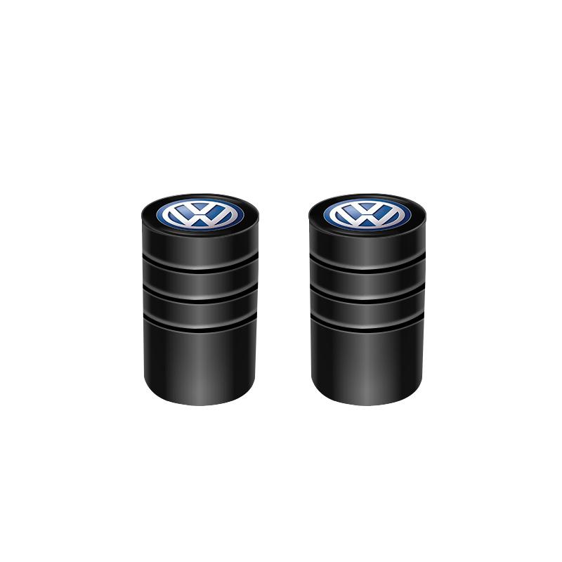 Car Tire Wheel Valve Caps Cover Aluminum Wheel Accessories For VW Golf Tiguan Jetta Transporter Passat T5 Polo Touran GTI Caddy