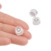 Kozelo 3-Pack Small Round Bubble Levels, 12mm Diameter, 6mm Thick, Mini Round RV Leveling Tool for Travel Trailer Turntable Camera, White
